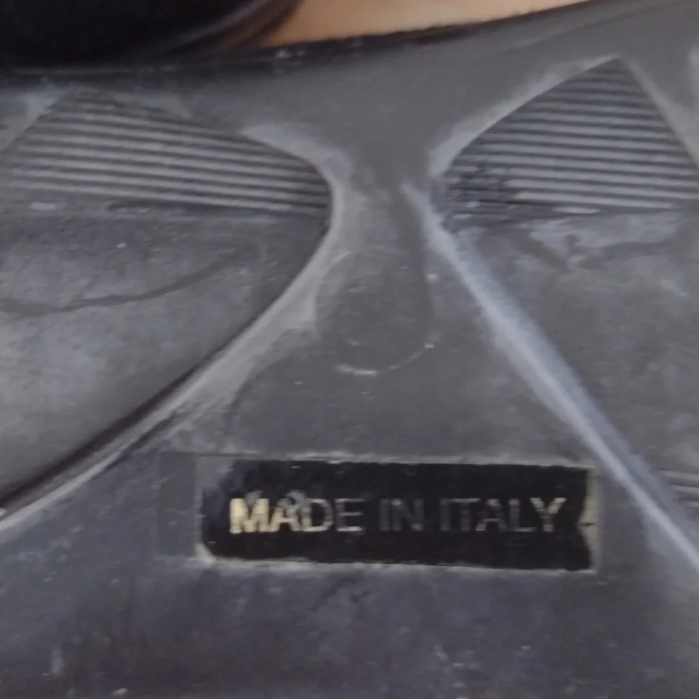 Amalfi Black Suede Slip On Shoes Made in Italy Size 6.5